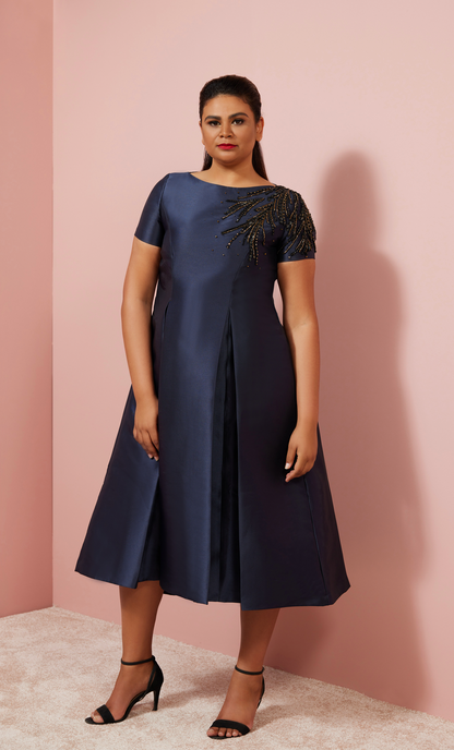 Ella Cocktail Dress with Beading | Curve |