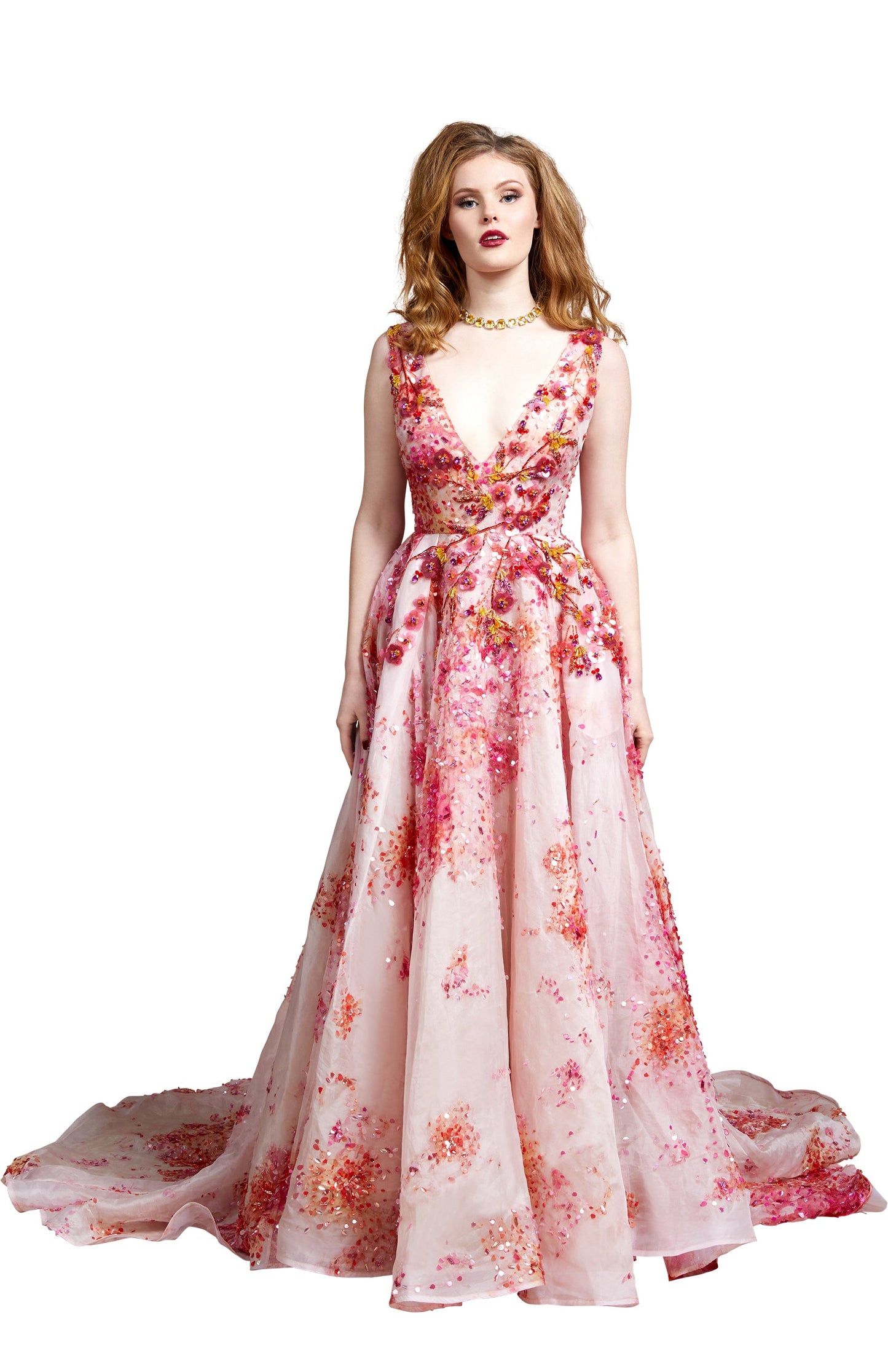 Blossom Gown Evening Dress | Blush Pink |