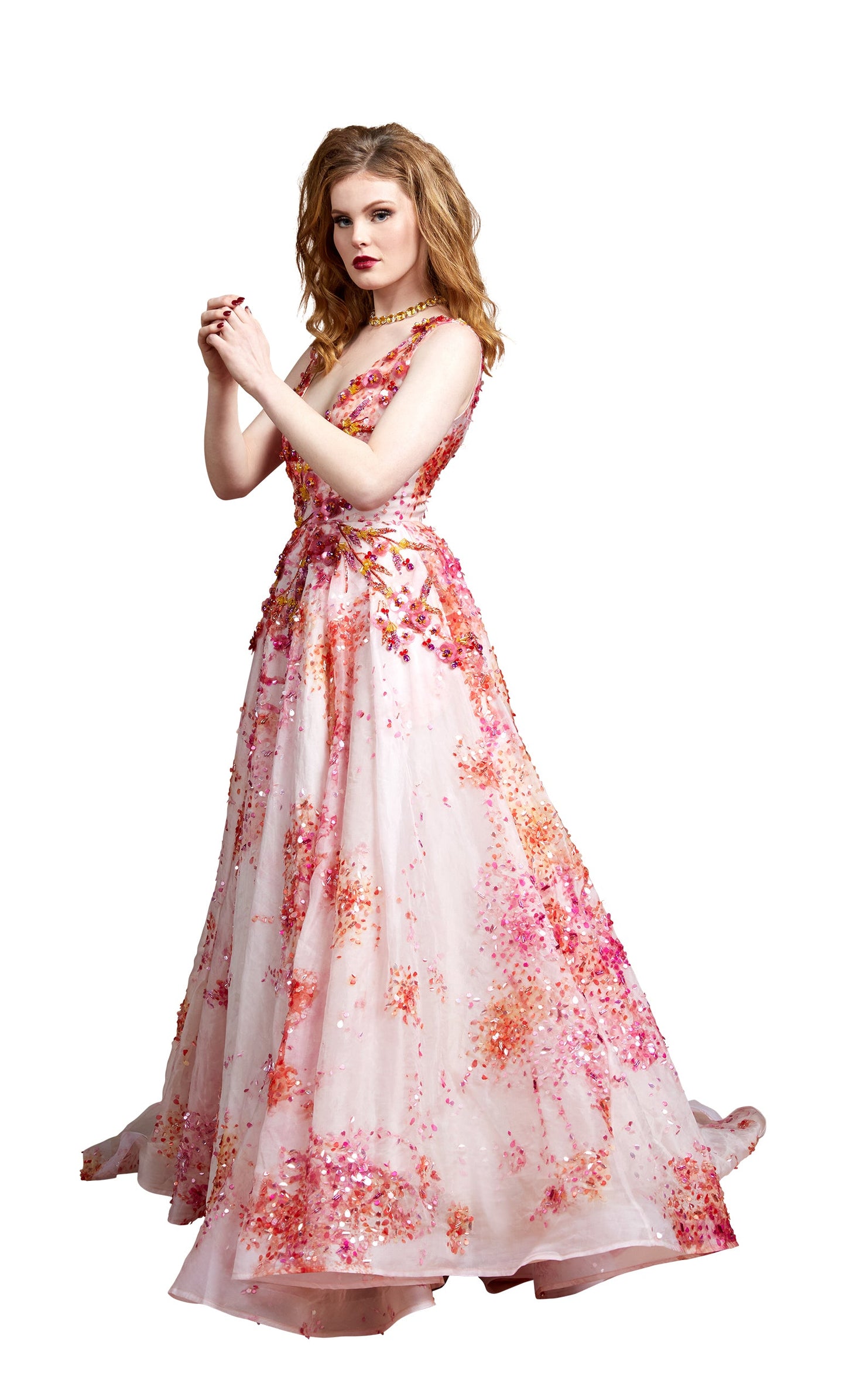 Blossom Gown Evening Dress | Blush Pink |