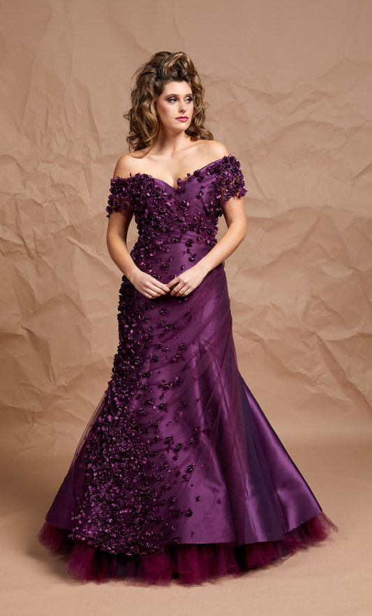 Belladonna Gown Evening Dress | Purple |